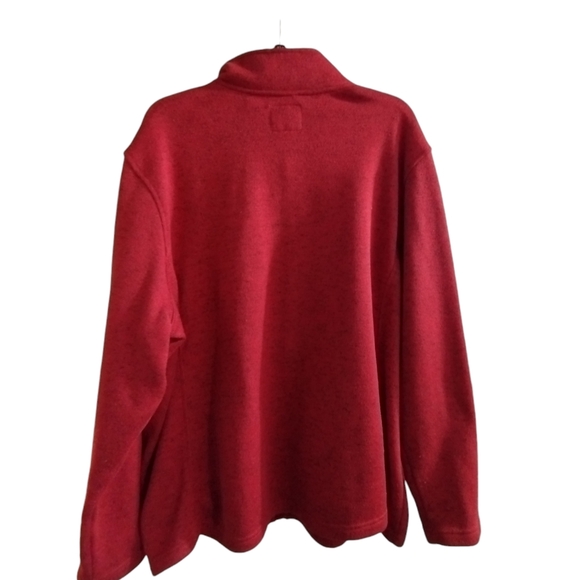 EUC Red and Black holiday sweater jacket with zipper Size 3X - Picture 2 of 6